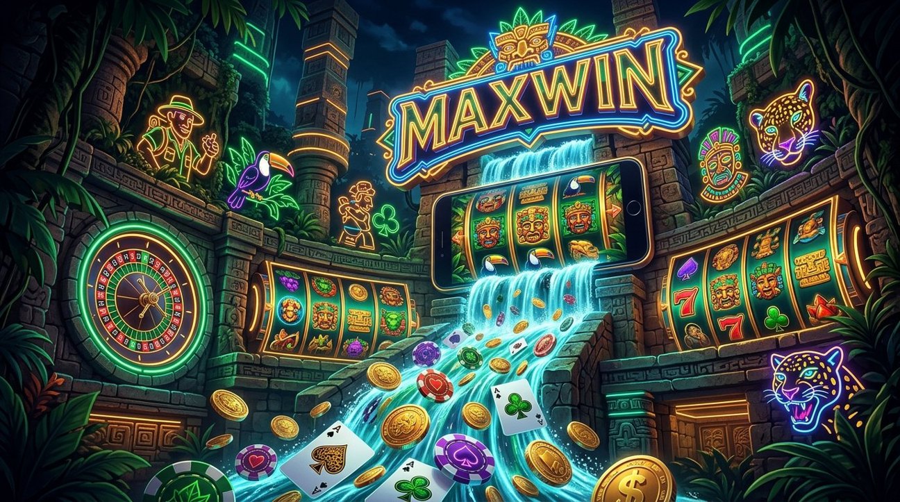 Tampilan antarmuka permainan Gates of Olympus di maxwinpay.com